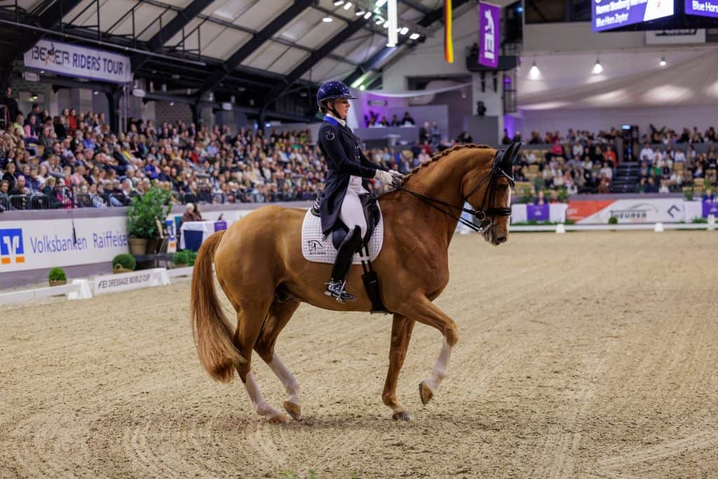 Dänemarks Mannschafts-Weltmeisterin Nanna Skodborg Merrald und Blue Horse Zepter - Sieger im FEI Grand Prix de Dressage. (Foto: Stefan Lafrentz)