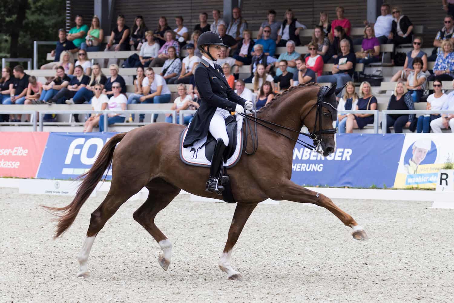 Siegerpaar der Finalqualifikation bei den Elmloher Reitertagen 2022: Lena Waldmann und Scarlett O‘Hara. (Foto: Thomas Hellmann)